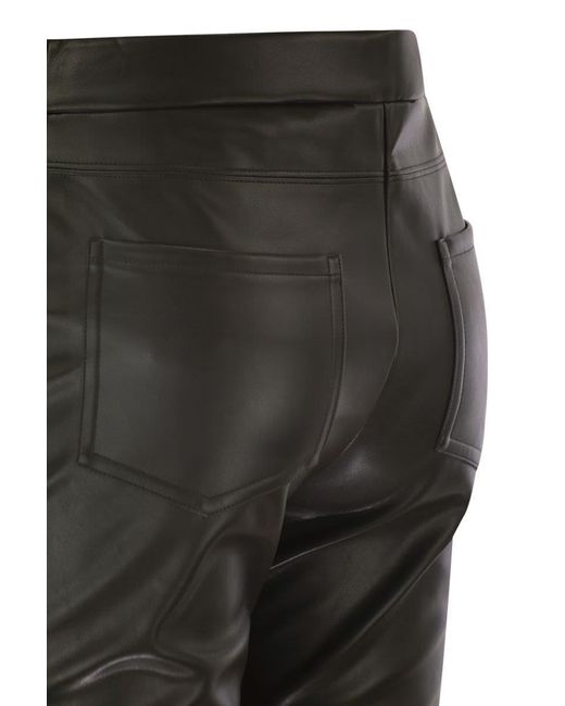 Max Mara Gray Sublime - Coated Fabric Trousers