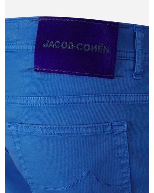 Jacob Cohen Blue Lou Cotton Bermuda Shorts for men