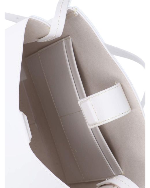 Calvin Klein White Logo Crossbody Bag