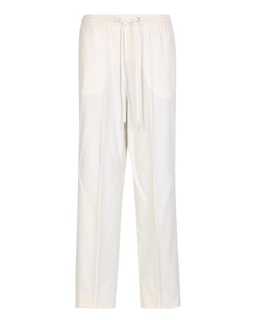Moncler White Trousers
