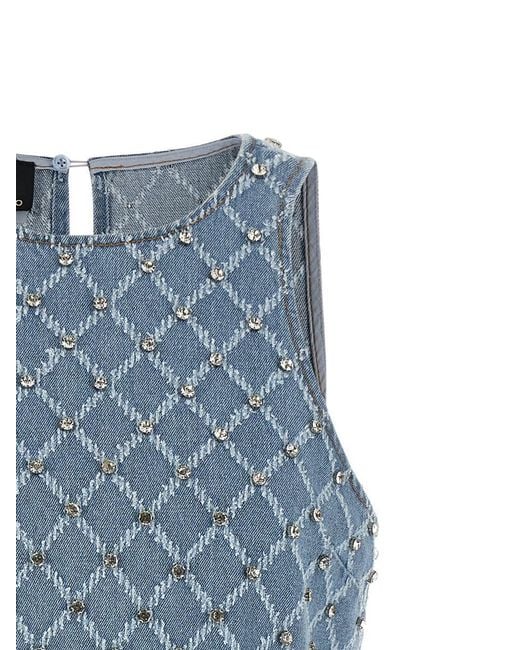 Pinko Blue 'Amorino' Dress