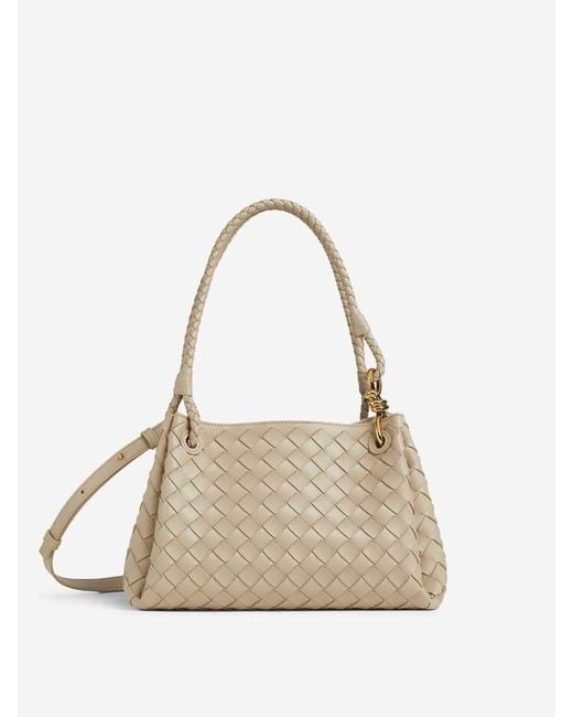 Bottega Veneta Natural Intrecciato Parachute Bag