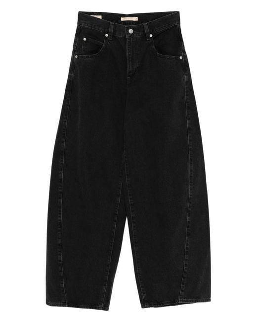 Levi's Black Super Baggy Barrel Open Mind