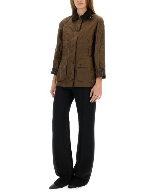 Barbour Brown Waxed Jacket "Beandell"