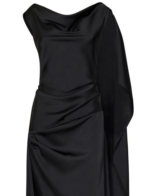 Rhea Costa Black Long Dress