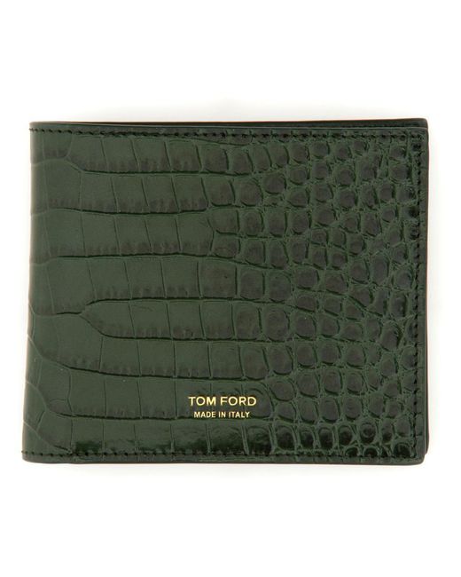 Tom Ford Green Bifold Wallet for men