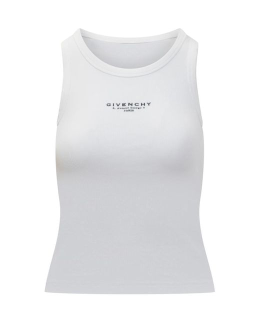 Givenchy White Tank Top