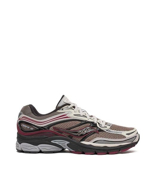Saucony Multicolor Sneakers Progrid Omni 9 Tan for men