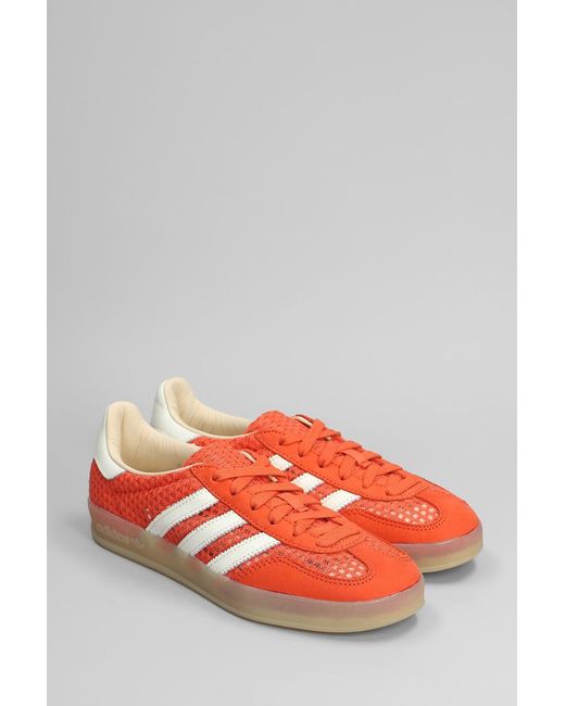Adidas Orange Gazelle Indoor Sneakers