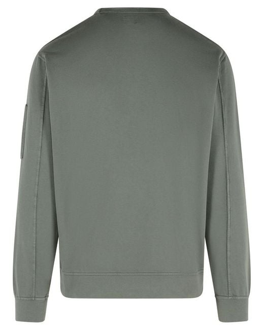 C P Company Gray Cotton Sweatshirt for men