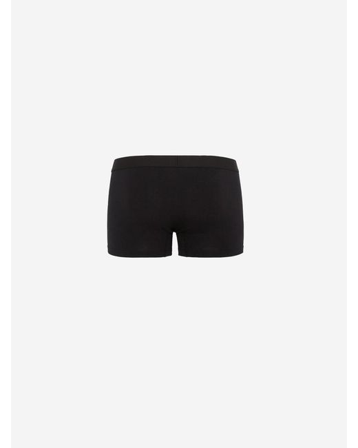 DSquared² Black Cotton Boxer Pack for men