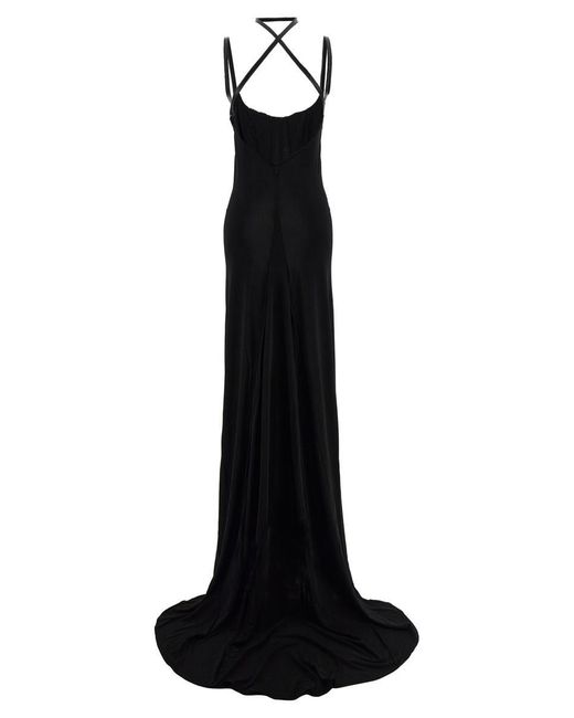 DSquared² Black Corset Dress