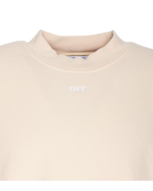 Off-White c/o Virgil Abloh Natural Off Sweaters for men