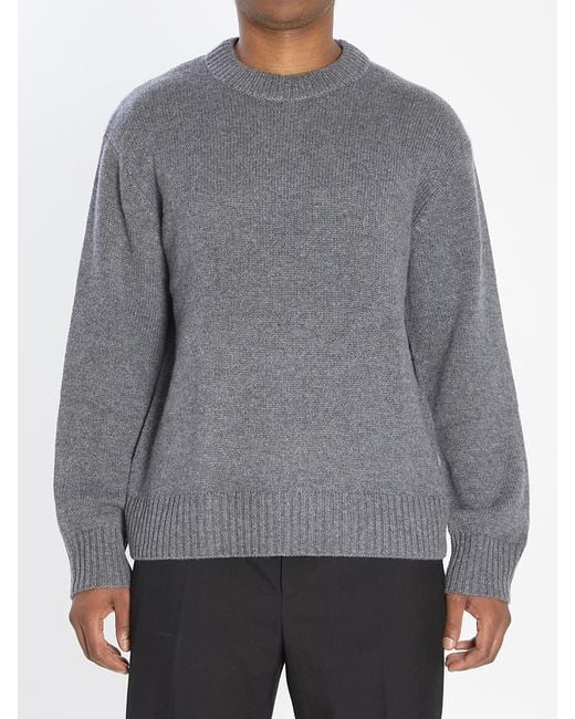 Lisa Yang Gray Kristian Sweater for men