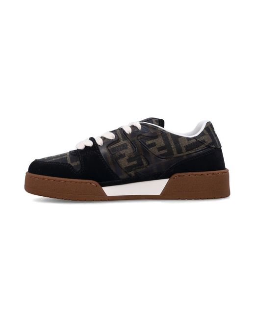 Fendi Black Match Sneakers