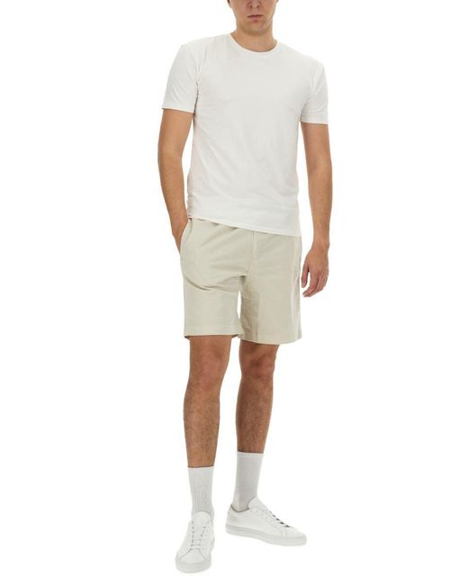 Woolrich Natural Cotton Bermuda Shorts for men