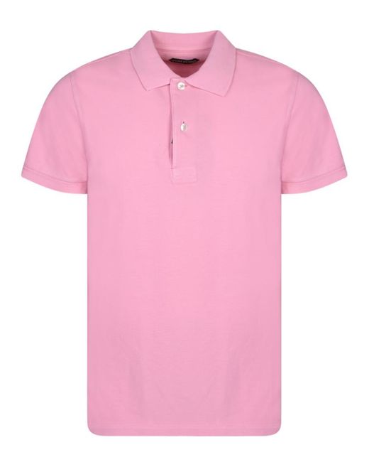 Tom Ford Pink Regular Fit Polo Shirt for men