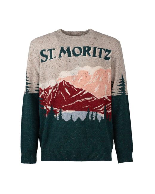 Saint Barth Gray St. Moritz Sweater for men