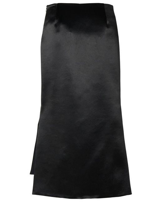 Sportmax Black 'Hudson' Acetate Skirt