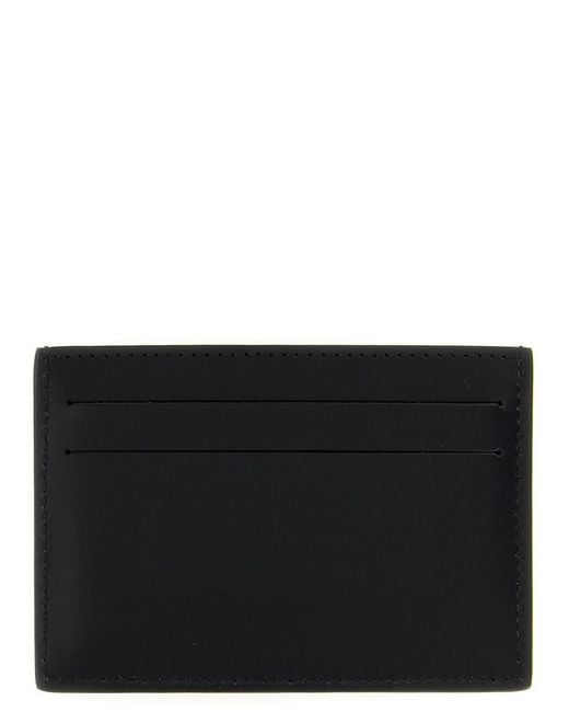 Fendi Black 'Slim Squared Ff' Card Holder for men