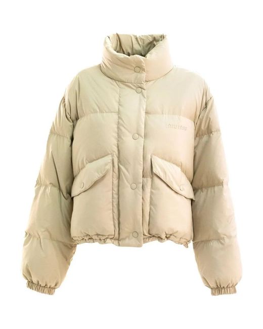 Miu Miu Natural Piumini Ponge'Tec Piumino