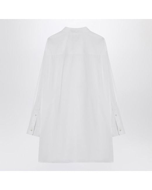 The Row White Oversized Victoria Shirt