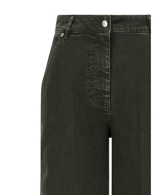 Nude Green Wide Leg Jeans