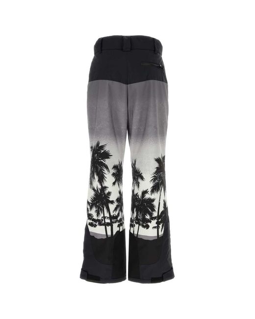 Palm Angels Gray Pants for men