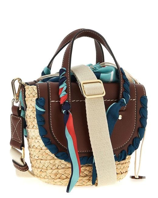 CUBA LAB Blue 'habanera Skydream' Handbag