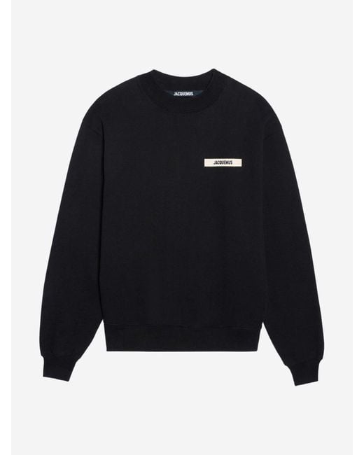 Jacquemus Blue Gros Grain Sweatshirt for men