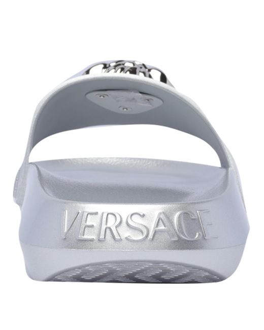 Versace White Sandals
