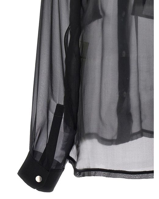 Rick Owens Black 'Larry' Shirt for men