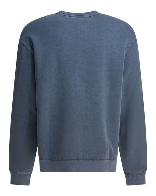 Carhartt Blue "Torion Seat" Crewneck Sweatshirt for men