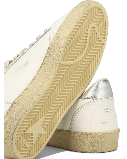 Golden Goose Deluxe Brand White "Ball Star" Sneakers
