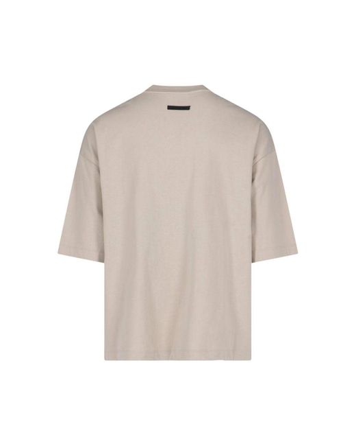 Fear Of God White Oversize T-shirt for men