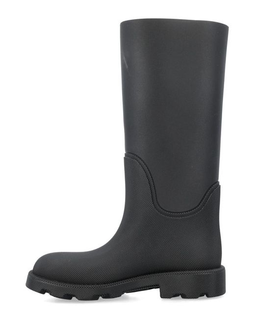 Burberry Black Raymond Chunky-sole Rubber Boots for men