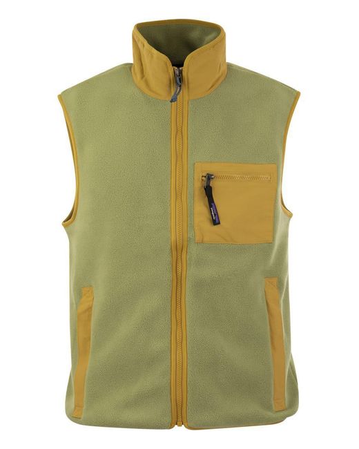 Patagonia Green Fleece Vest for men