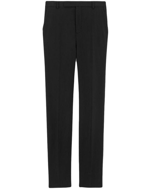 Saint Laurent Black High-Wasited Trousers for men