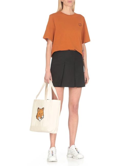 Maison Kitsuné Orange Maison Kitsune' T-Shirts And Polos