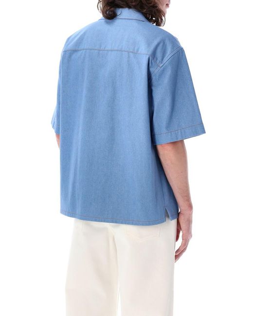 Marni Blue Shirt S/S for men