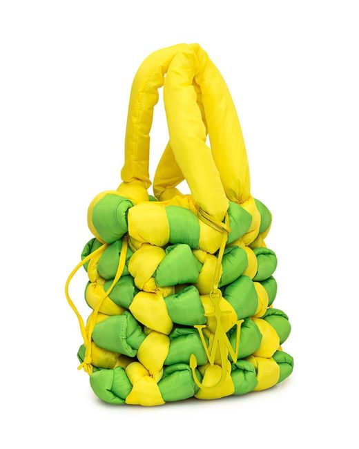 J.W. Anderson Yellow Knotted Bucket Bag