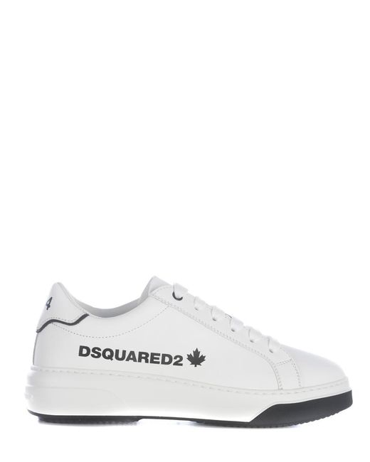 DSquared² White Sneakers "Bumper" for men