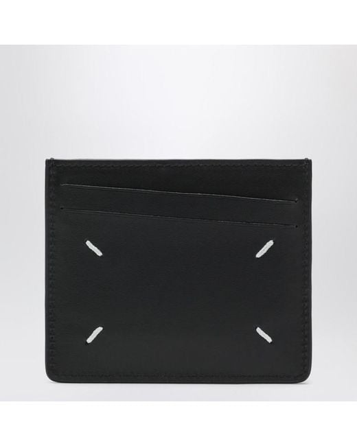Maison Margiela Black Four Stitches Card Holder