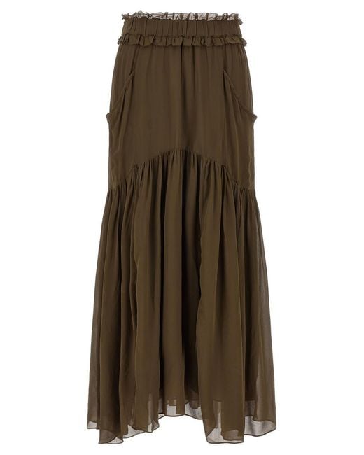 Isabel Marant Green 'Besma' Skirt