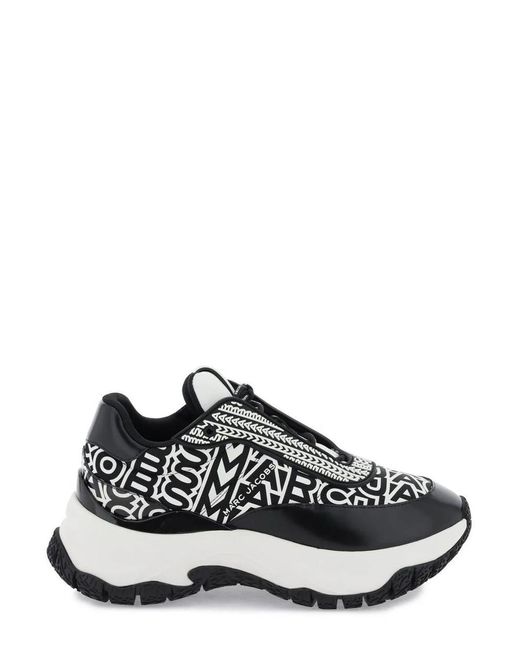 Marc Jacobs Black The Monogram Lazy Runner Sneakers