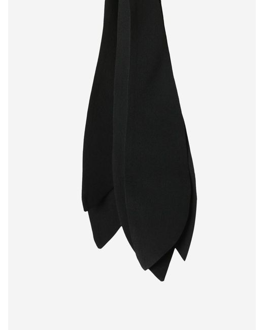 Givenchy Black Silk Knot Blouse