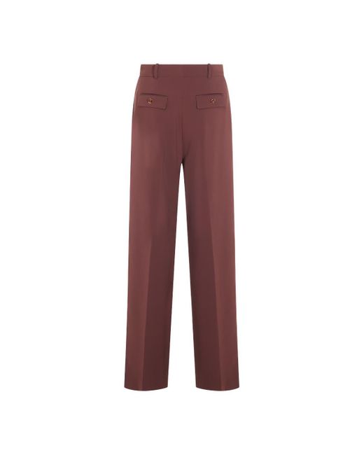 Elisabetta Franchi Red Trousers
