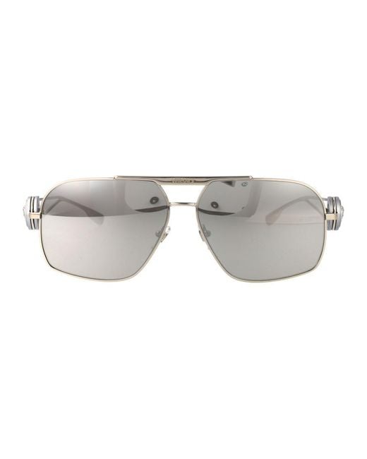 Versace Gray Sunglasses