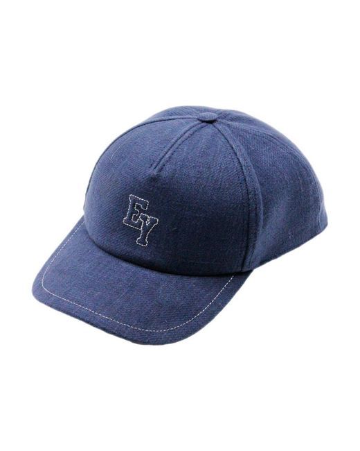 Eleventy Blue Hats for men