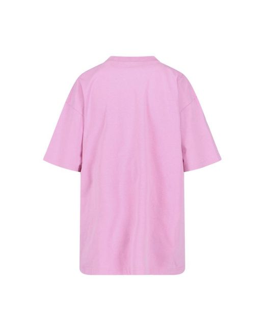 Balenciaga Pink T-Shirts And Polos